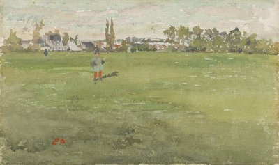 Green and Silver- Beaulieu, Touraine by James Abbott McNeill Whistler